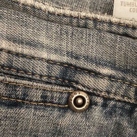 Denim Skort Short Skirt w Shorts Blue Jean sz 14 - Picture 9 of 12